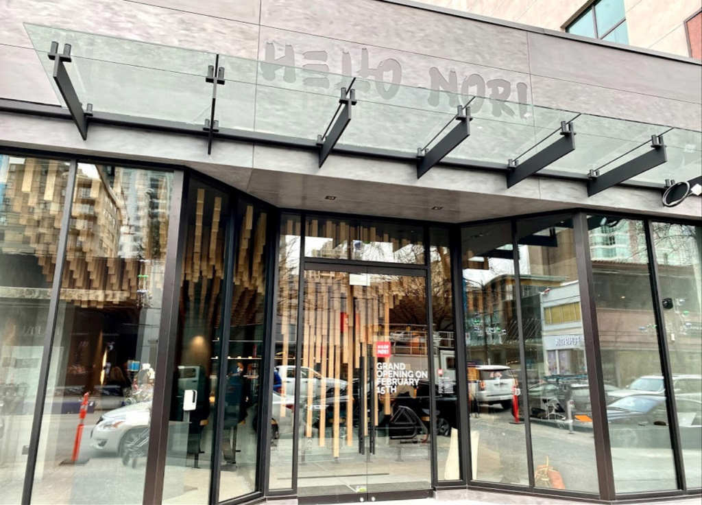 Vancouver Dining Hello Nori Now Open onRobson Robson Street